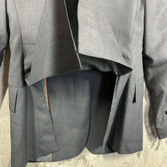 Ariat Pro Series Blazer Womens 8R Gray 100% Wool Equestrian Show Coat Jacket - Picture 6 of 14